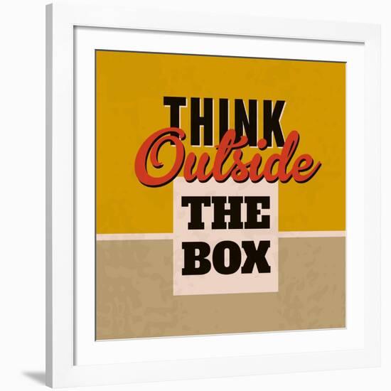 Think Outside the Box 1-Lorand Okos-Framed Art Print