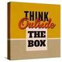 Think Outside the Box 1-Lorand Okos-Stretched Canvas