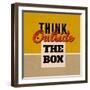 Think Outside the Box 1-Lorand Okos-Framed Art Print