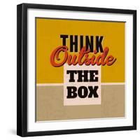 Think Outside the Box 1-Lorand Okos-Framed Art Print