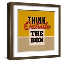 Think Outside the Box 1-Lorand Okos-Framed Art Print