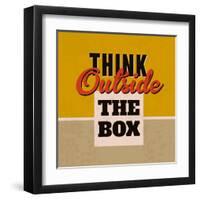 Think Outside the Box 1-Lorand Okos-Framed Art Print