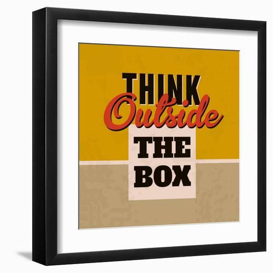 Think Outside the Box 1-Lorand Okos-Framed Art Print