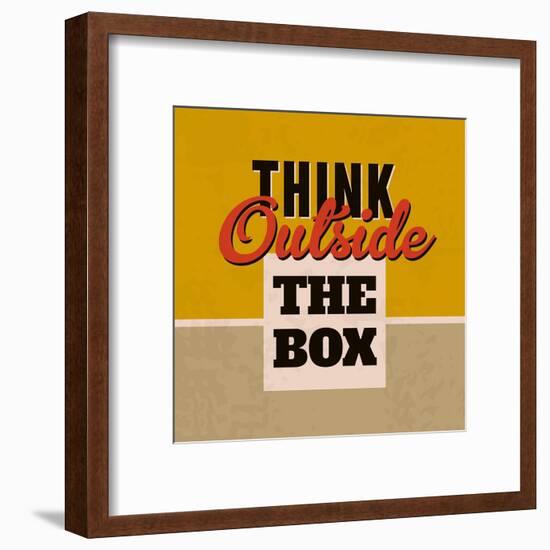 Think Outside the Box 1-Lorand Okos-Framed Art Print