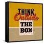Think Outside the Box 1-Lorand Okos-Framed Stretched Canvas