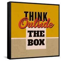 Think Outside the Box 1-Lorand Okos-Framed Stretched Canvas