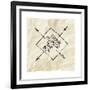 Think Outside The Box - Black Pen Drawing On An Isolated Cocktail Napkin-PixelsAway-Framed Premium Giclee Print