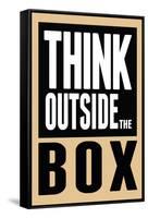 Think Outside the Box Poster-null-Framed Stretched Canvas