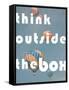 Think Outside the Box-Don Grall-Framed Stretched Canvas