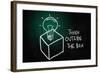 Think outside the Box-airdone-Framed Art Print