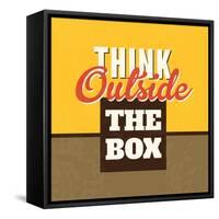 Think Outside the Box-Lorand Okos-Framed Stretched Canvas