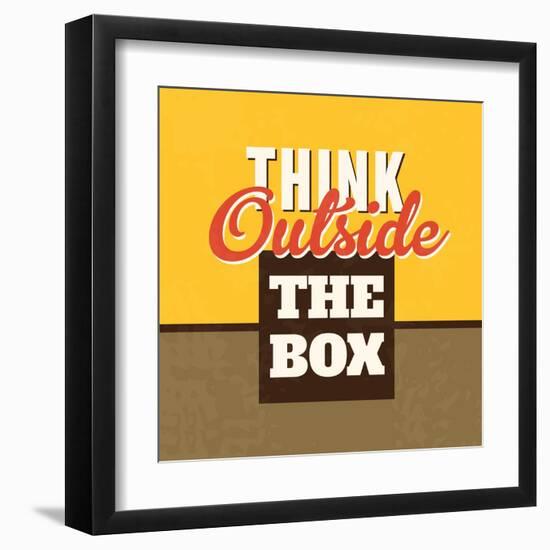 Think Outside the Box-Lorand Okos-Framed Art Print