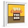 Think Outside the Box-Lorand Okos-Framed Art Print