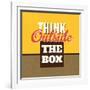 Think Outside the Box-Lorand Okos-Framed Art Print