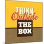 Think Outside the Box-Lorand Okos-Mounted Art Print