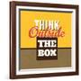 Think Outside the Box-Lorand Okos-Framed Art Print