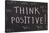 Think Positive-Yury Zap-Stretched Canvas