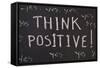 Think Positive-Yury Zap-Framed Stretched Canvas