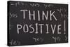 Think Positive-Yury Zap-Stretched Canvas