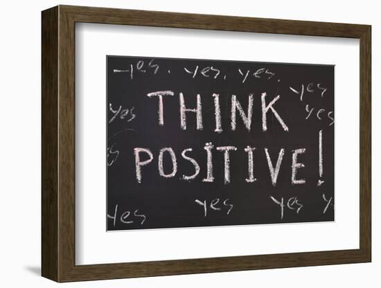 Think Positive-Yury Zap-Framed Photographic Print