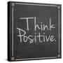 Think Positive-Lauren Gibbons-Stretched Canvas