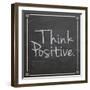 Think Positive-Lauren Gibbons-Framed Art Print