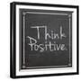 Think Positive-Lauren Gibbons-Framed Art Print