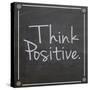 Think Positive-Lauren Gibbons-Stretched Canvas