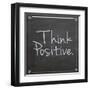 Think Positive-Lauren Gibbons-Framed Art Print