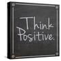 Think Positive-Lauren Gibbons-Stretched Canvas
