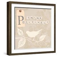 Think Positively-Marco Fabiano-Framed Art Print