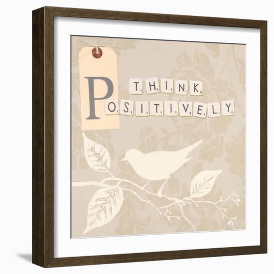 Think Positively-Marco Fabiano-Framed Art Print