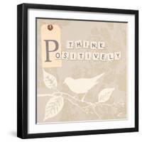 Think Positively-Marco Fabiano-Framed Art Print