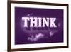 Think, Purple-null-Framed Premium Giclee Print