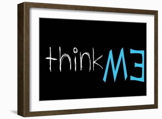 Think-kingnandu-Framed Art Print