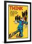 Think-Wilbur Pierce-Framed Art Print