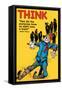 Think-Wilbur Pierce-Framed Stretched Canvas