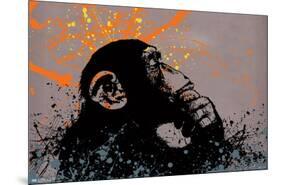 Thinker Monkey - The Graffiti Collection-Trends International-Mounted Poster