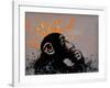 Thinker Monkey-The Graffiti Collection-Framed Giclee Print
