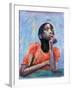 Thinking, 1990-Carlton Murrell-Framed Giclee Print