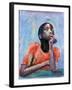 Thinking, 1990-Carlton Murrell-Framed Giclee Print