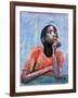 Thinking, 1990-Carlton Murrell-Framed Giclee Print