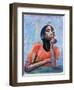 Thinking, 1990-Carlton Murrell-Framed Giclee Print