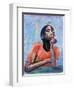 Thinking, 1990-Carlton Murrell-Framed Giclee Print