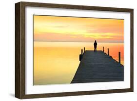 Thinking Alone-kesipun-Framed Photographic Print