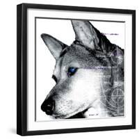 Thinking Dog-Meiya Y-Framed Giclee Print
