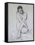 Thinking I'm Going Crazy-Nobu Haihara-Framed Stretched Canvas