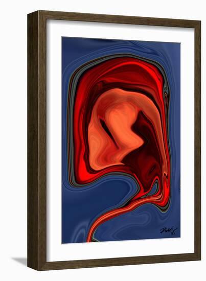 Thinking Of You 3-Rabi Khan-Framed Art Print