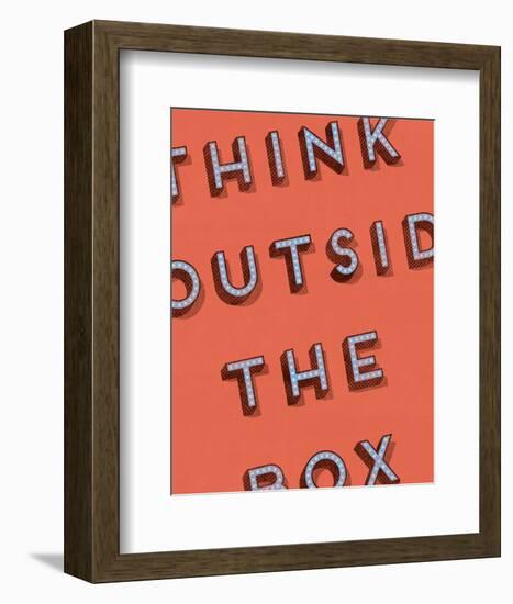 Thinking Outside the Box-null-Framed Giclee Print