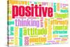 Thinking Positive As An Attitude Abstract Concept-kentoh-Stretched Canvas